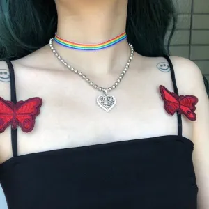 "RAINBOW" CHOKER K052908