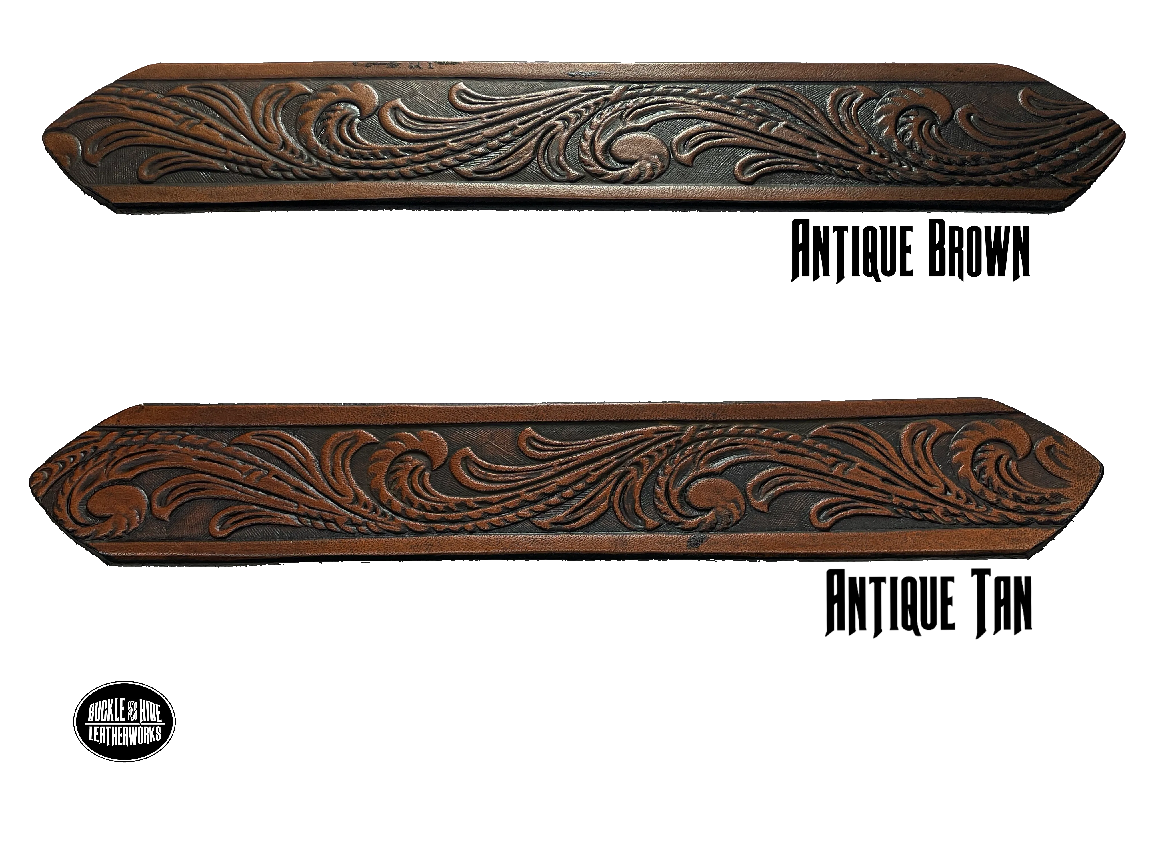 "The Patriot" Name Leather Belt