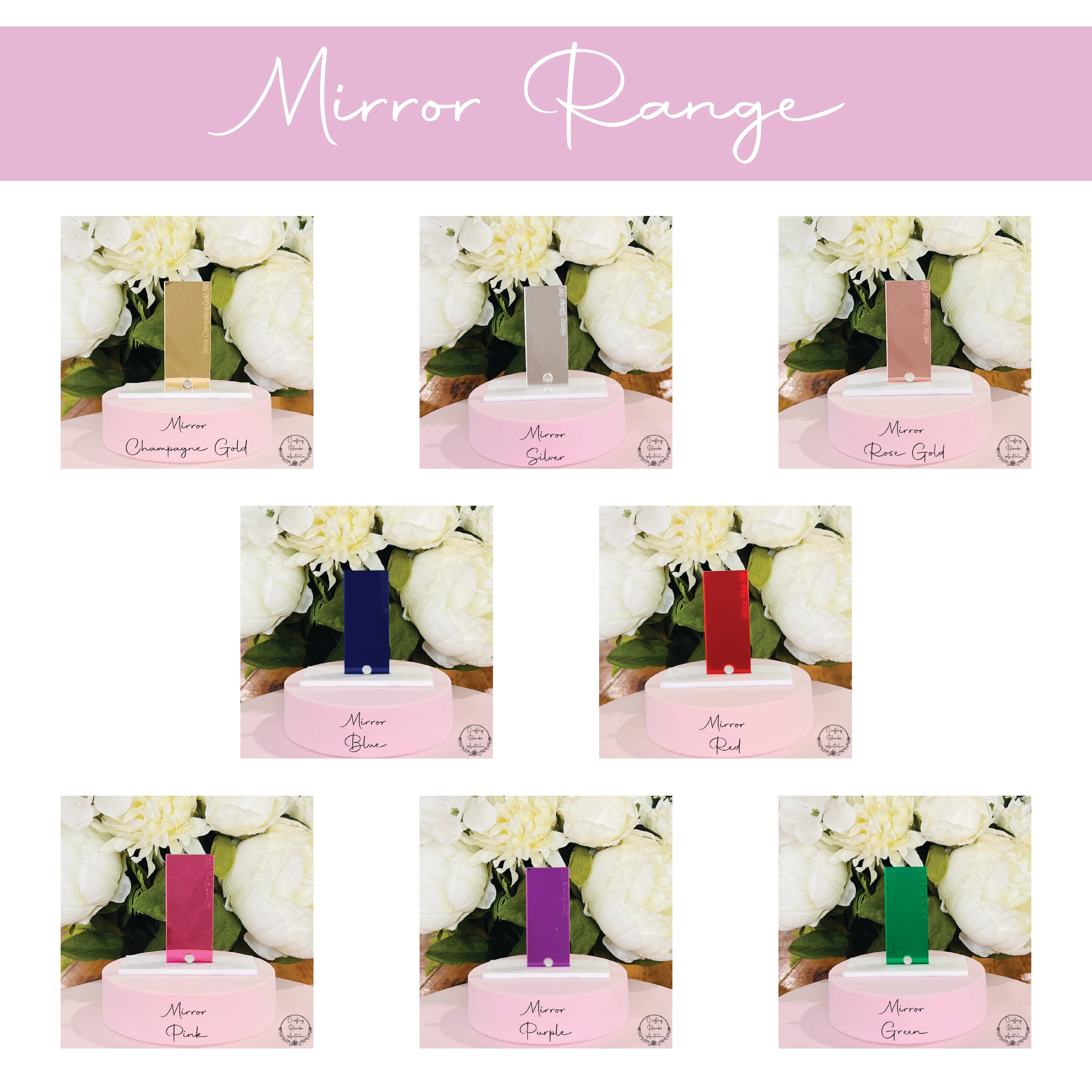 Rainbow • Double Layer • Blank Bag Tag • 65mm