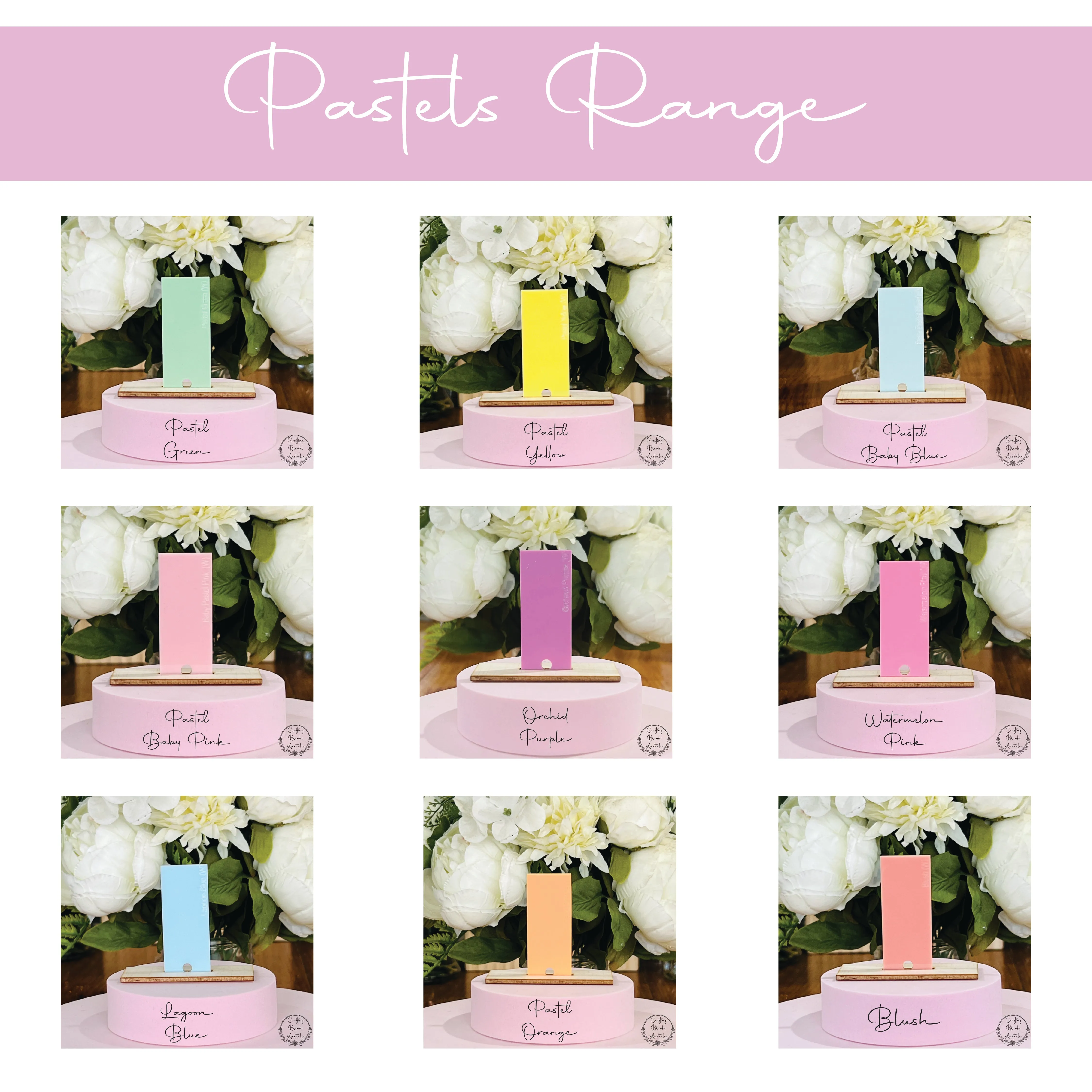 Rainbow • Double Layer • Blank Bag Tag • 65mm