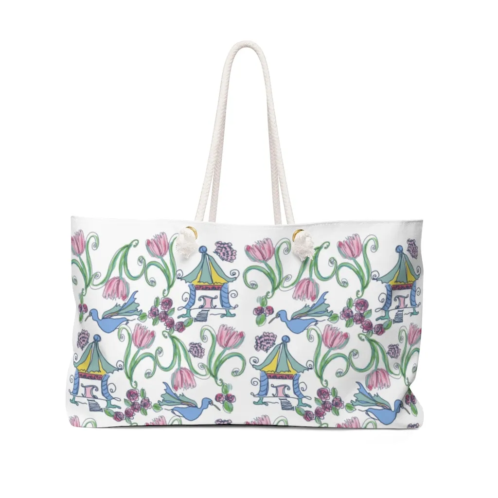 Rainbow Pagoda Weekender Bag