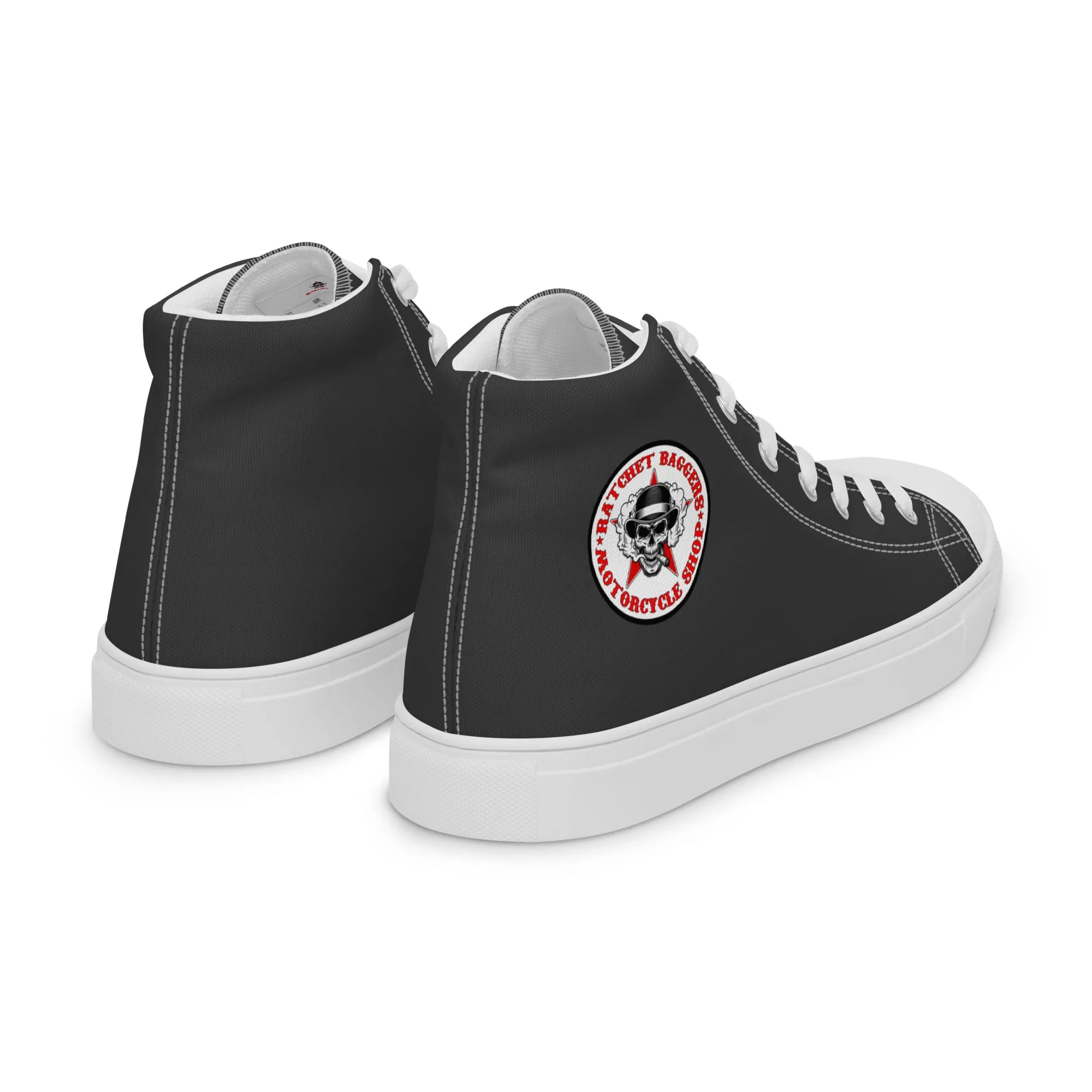 Ratchet Baggers Slate Men’s High Top Canvas Shoes