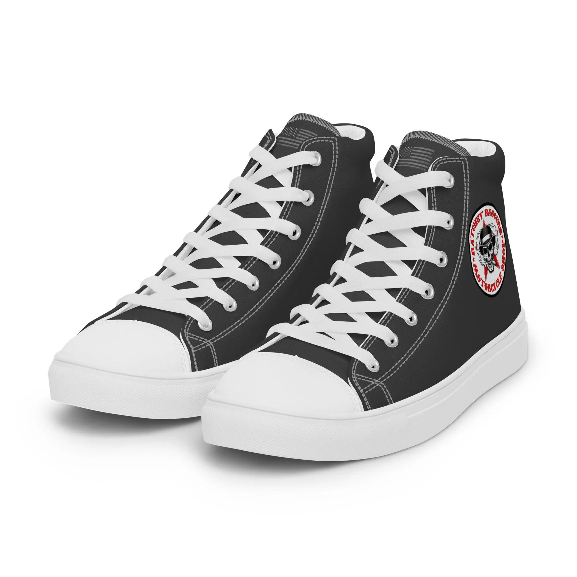 Ratchet Baggers Slate Men’s High Top Canvas Shoes