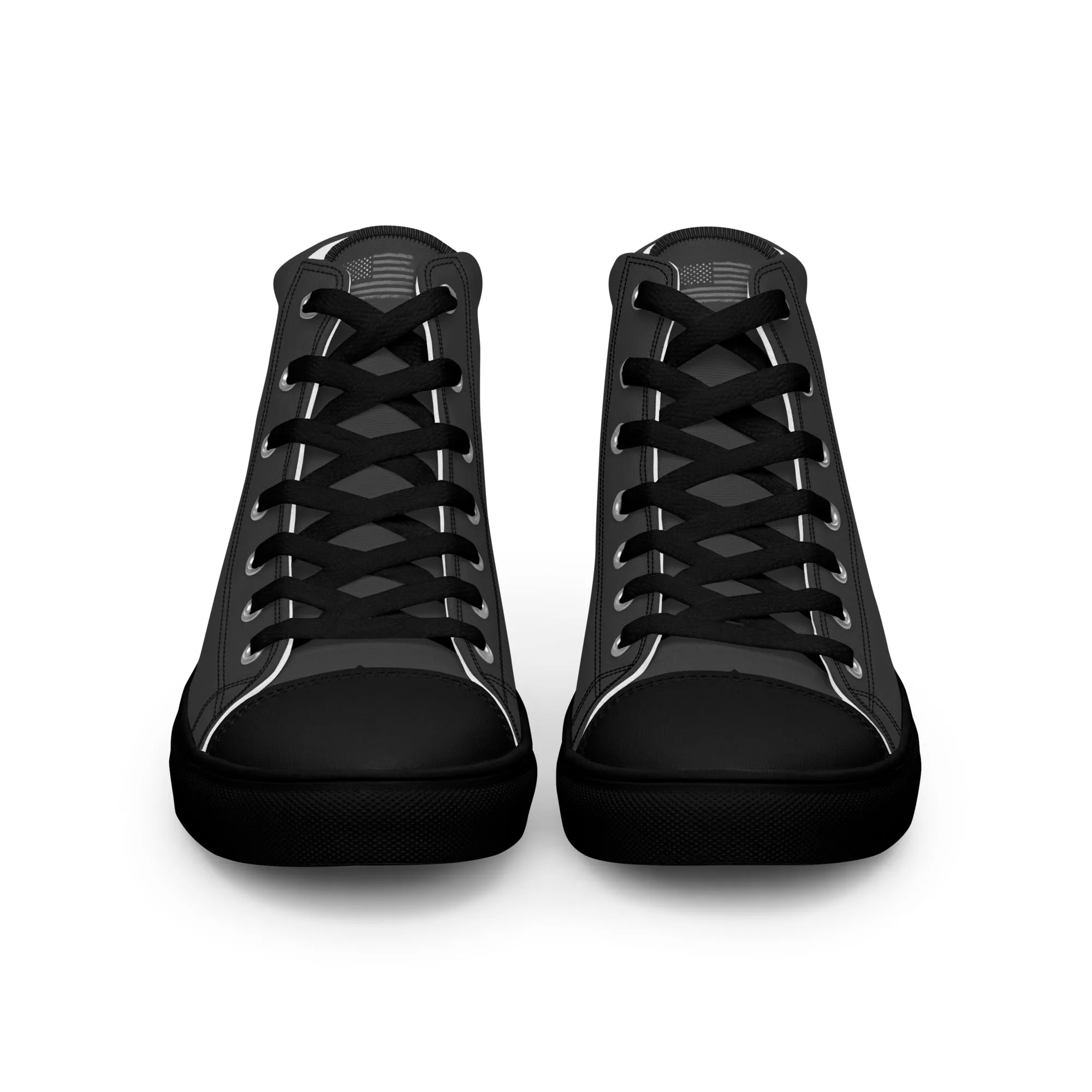 Ratchet Baggers Slate Men’s High Top Canvas Shoes