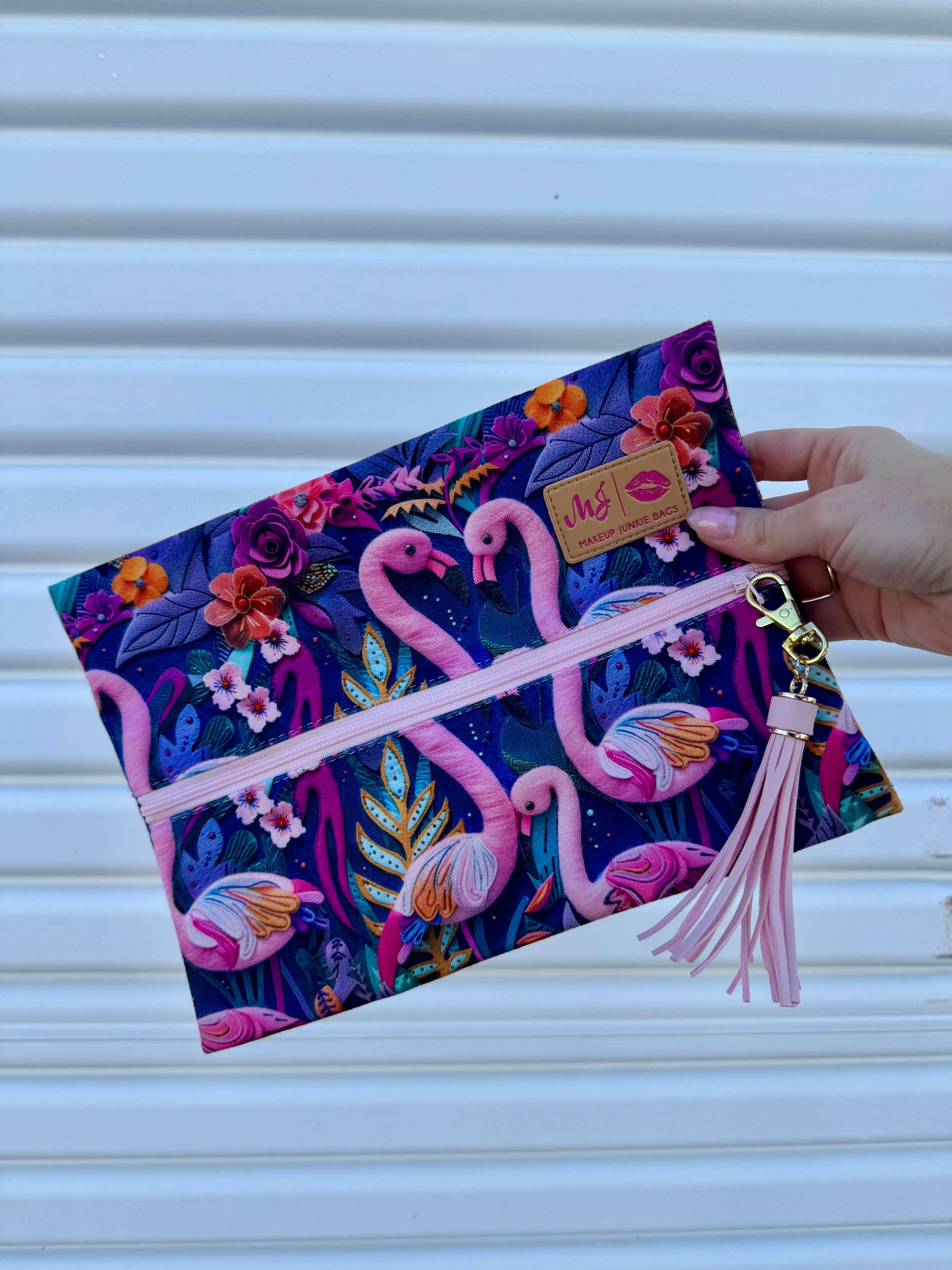 READY TO SHIP: Flocked Together Flamingo by Makeup Junkie