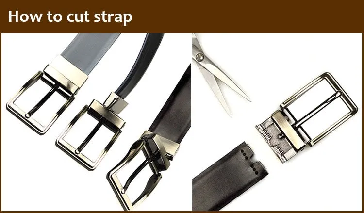Real Leather Reversible Belts