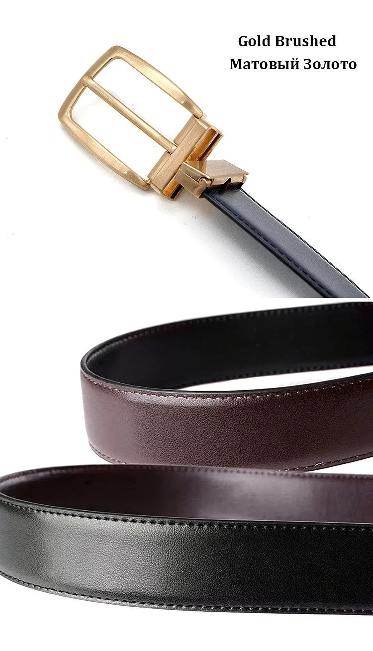 Real Leather Reversible Belts