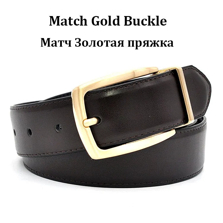 Real Leather Reversible Belts