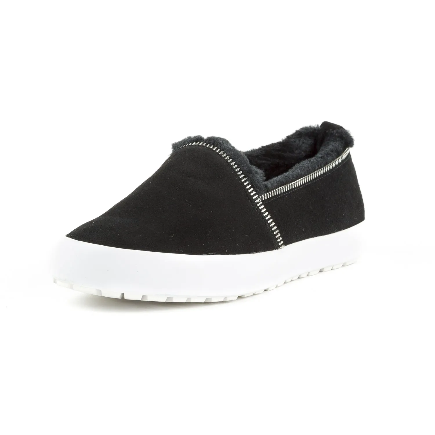 REBECCA MINKOFF Women's Sofia Black Suede Slip-On Sneakers $175 NIB