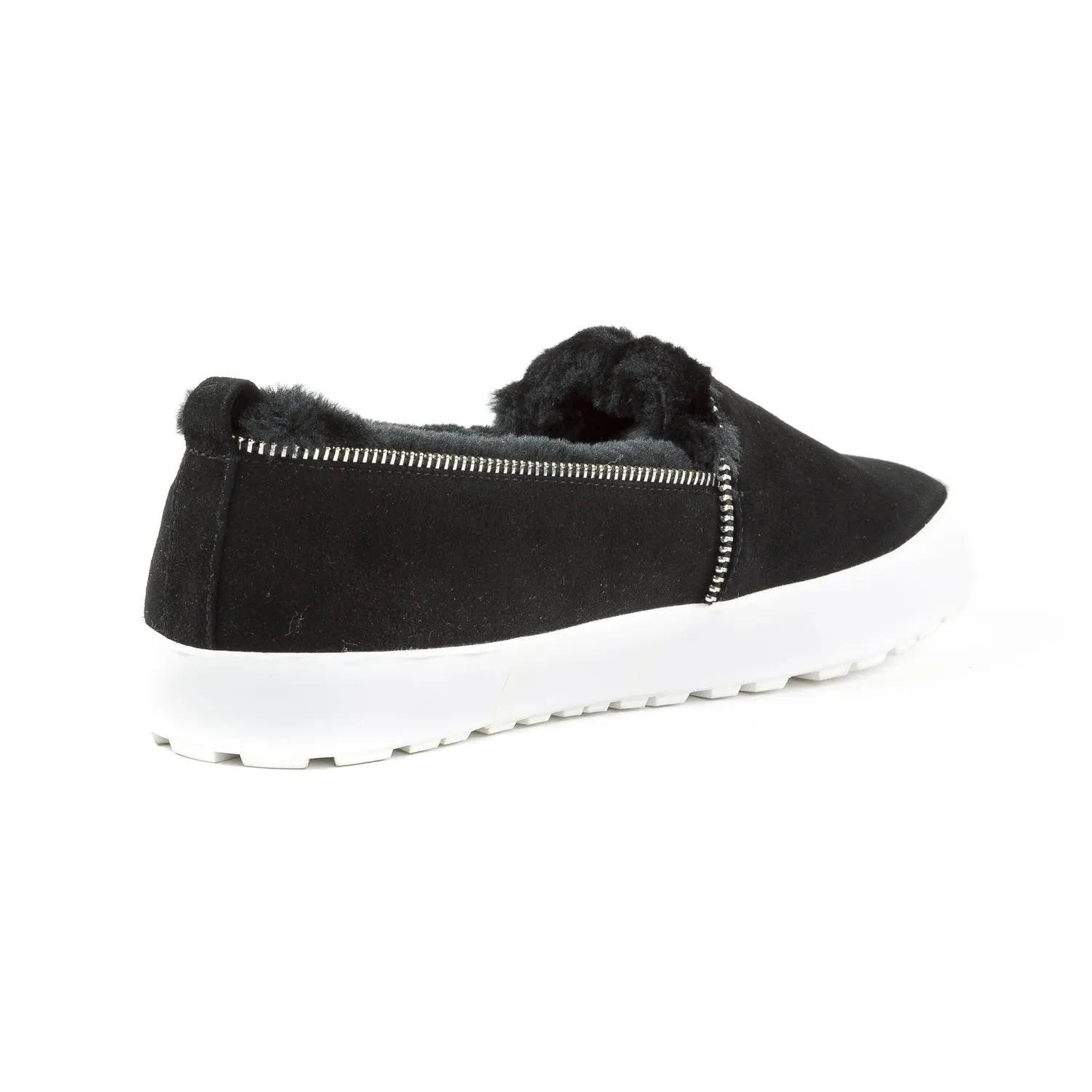 REBECCA MINKOFF Women's Sofia Black Suede Slip-On Sneakers $175 NIB