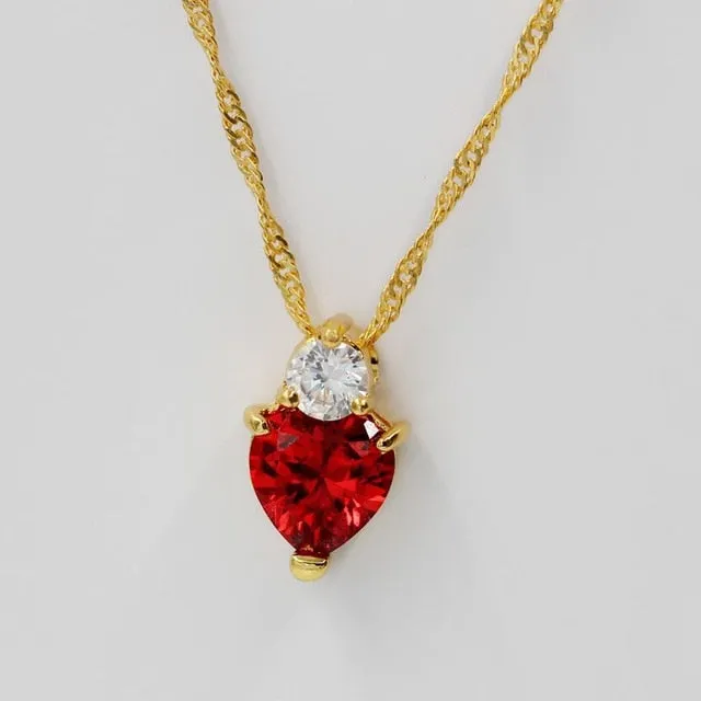 Red Crystal Heart
