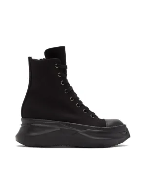 RICK OWENS DRKSHDW Black Abstract High Sneakers