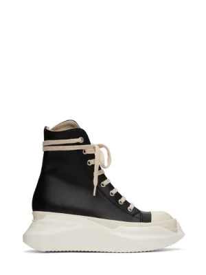 RICK OWENS DRKSHDW Black Abstract High-Top Sneakers