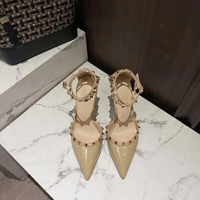 Rivet High Heels Women's Shoes