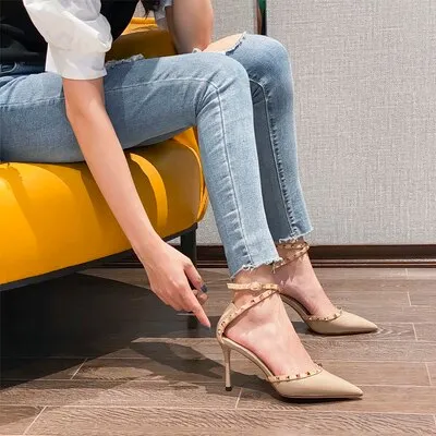 Rivet High Heels Women's Shoes