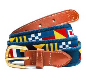 Sailing Flag Ribbon Belt