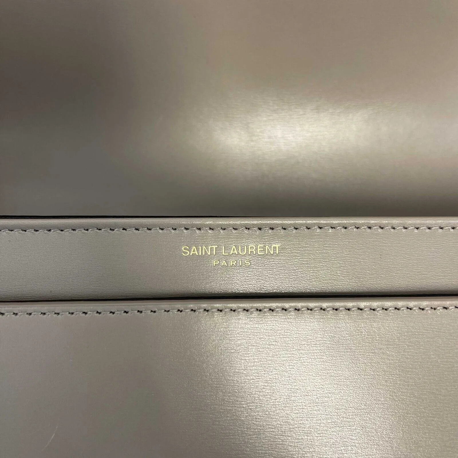 Saint Laurent - Solferino Medium Satchel in Box Saint Laurent Leather Crossbody