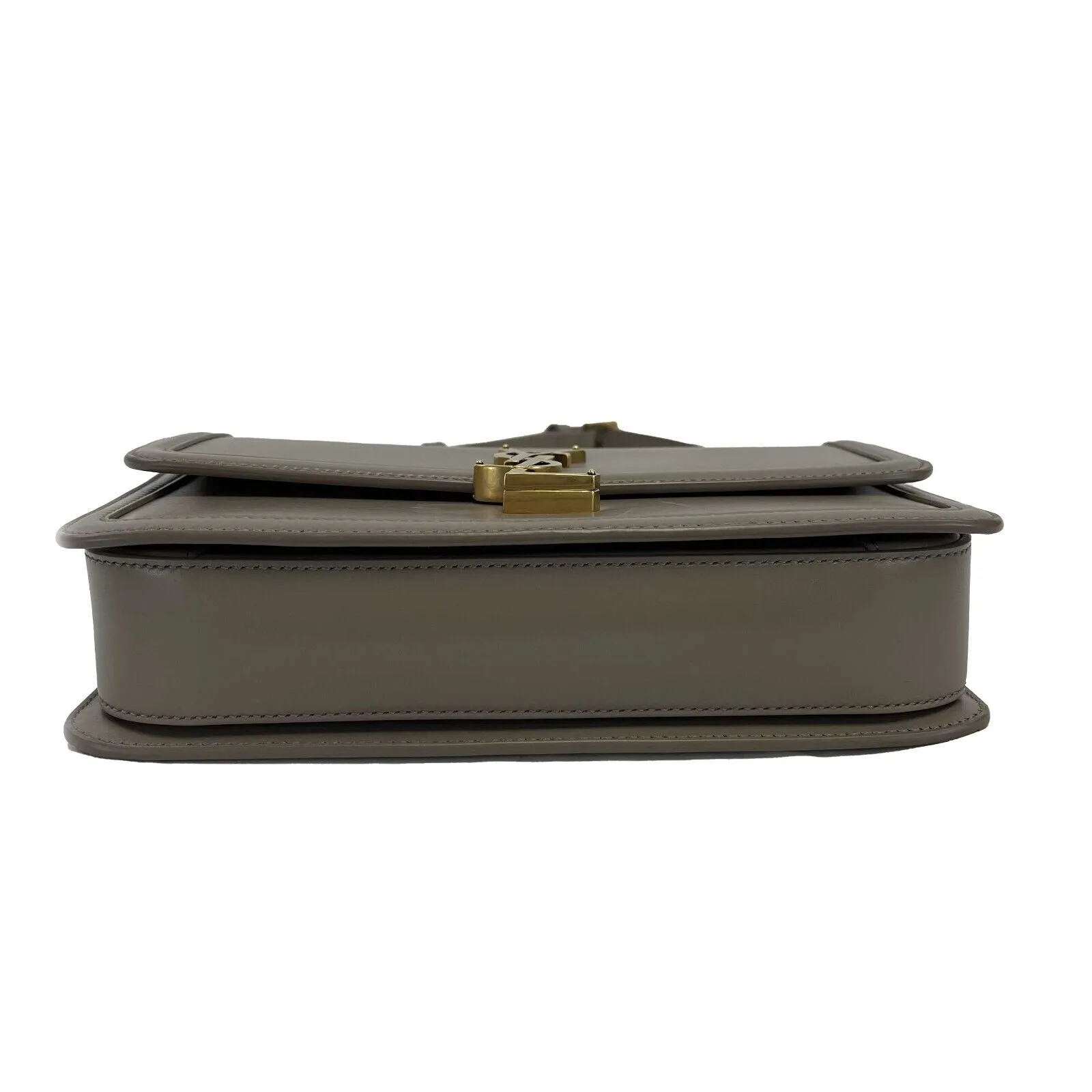 Saint Laurent - Solferino Medium Satchel in Box Saint Laurent Leather Crossbody
