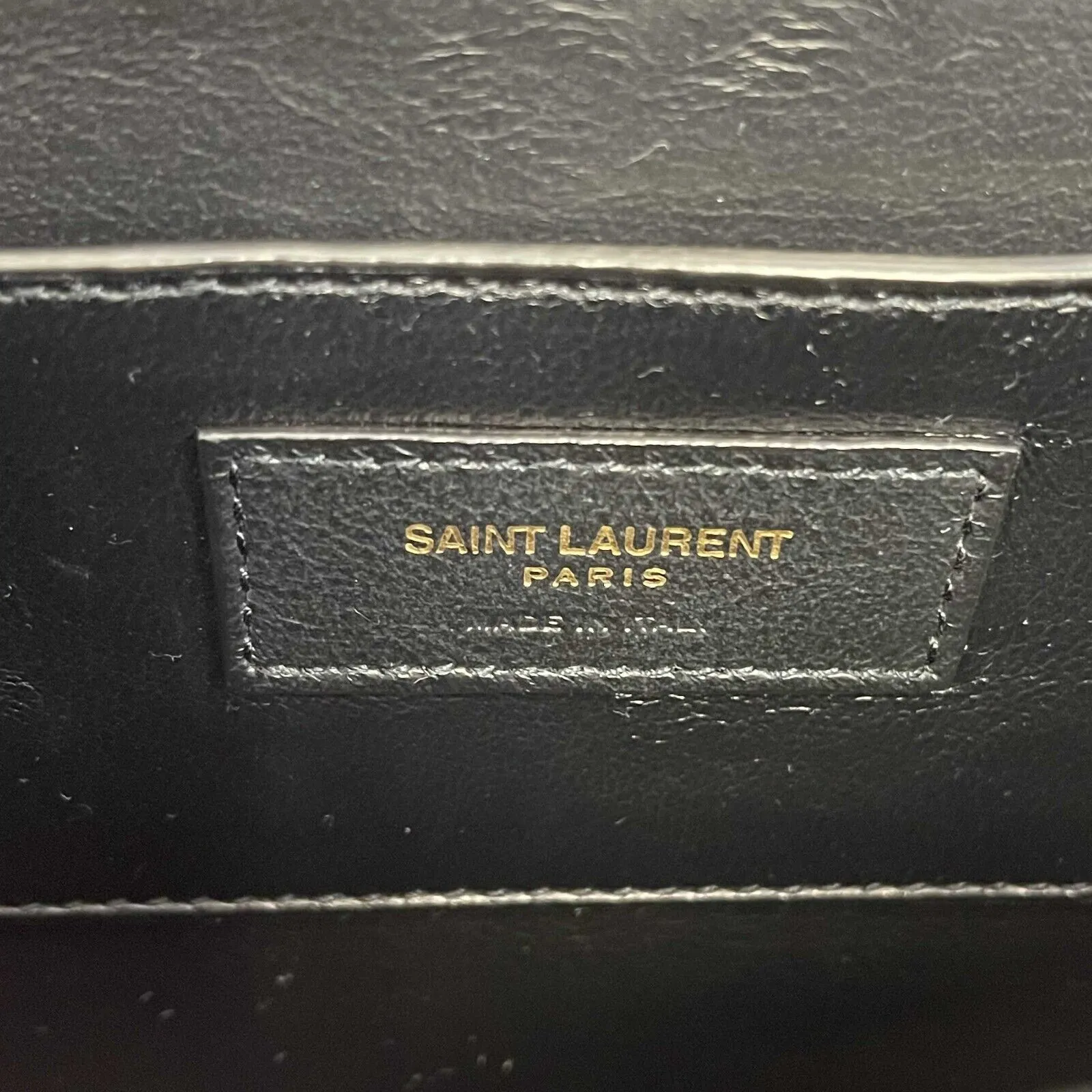 Saint Laurent - Solferino Medium Satchel in Box Saint Laurent Leather Crossbody