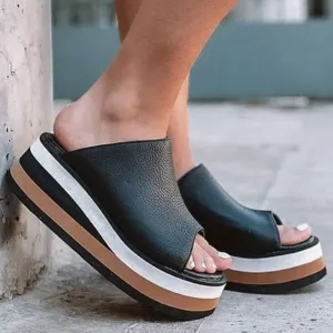 Sandals Peep Toe Platform Sandals For Summer Shoes Wedges Chaussure Femme Platform Heels Slippers Summer Footwear