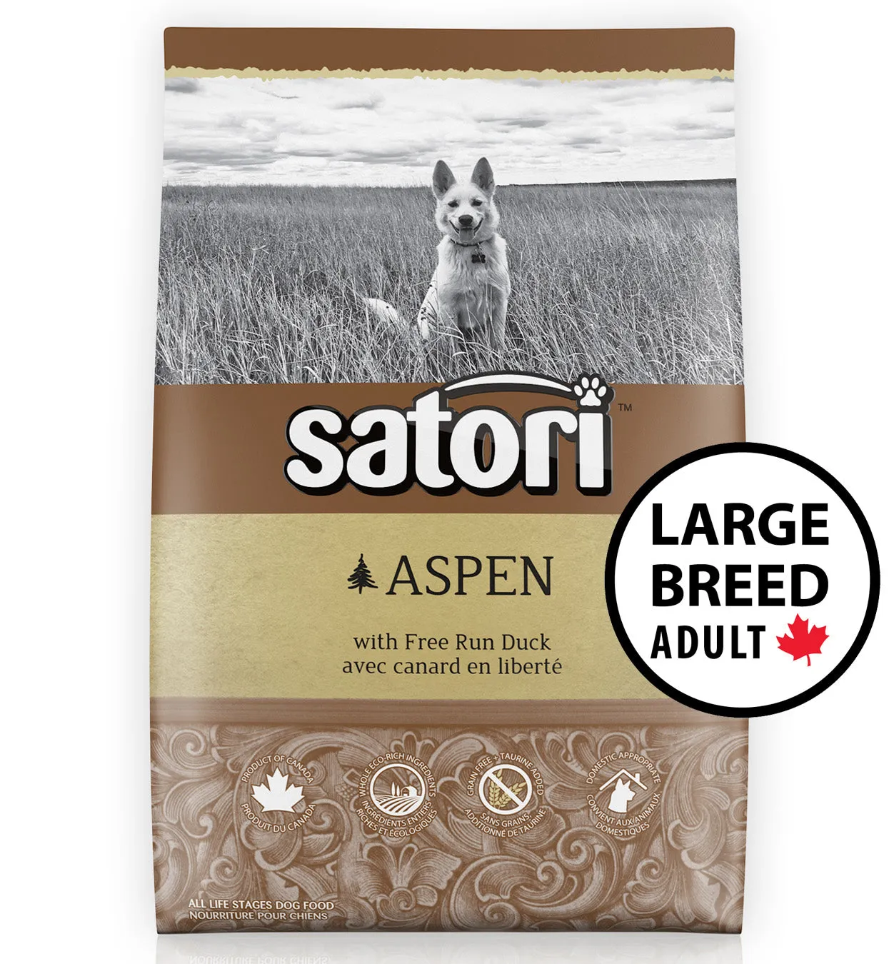 Satori Aspen Duck Large Breed Adult Dry Dog Food