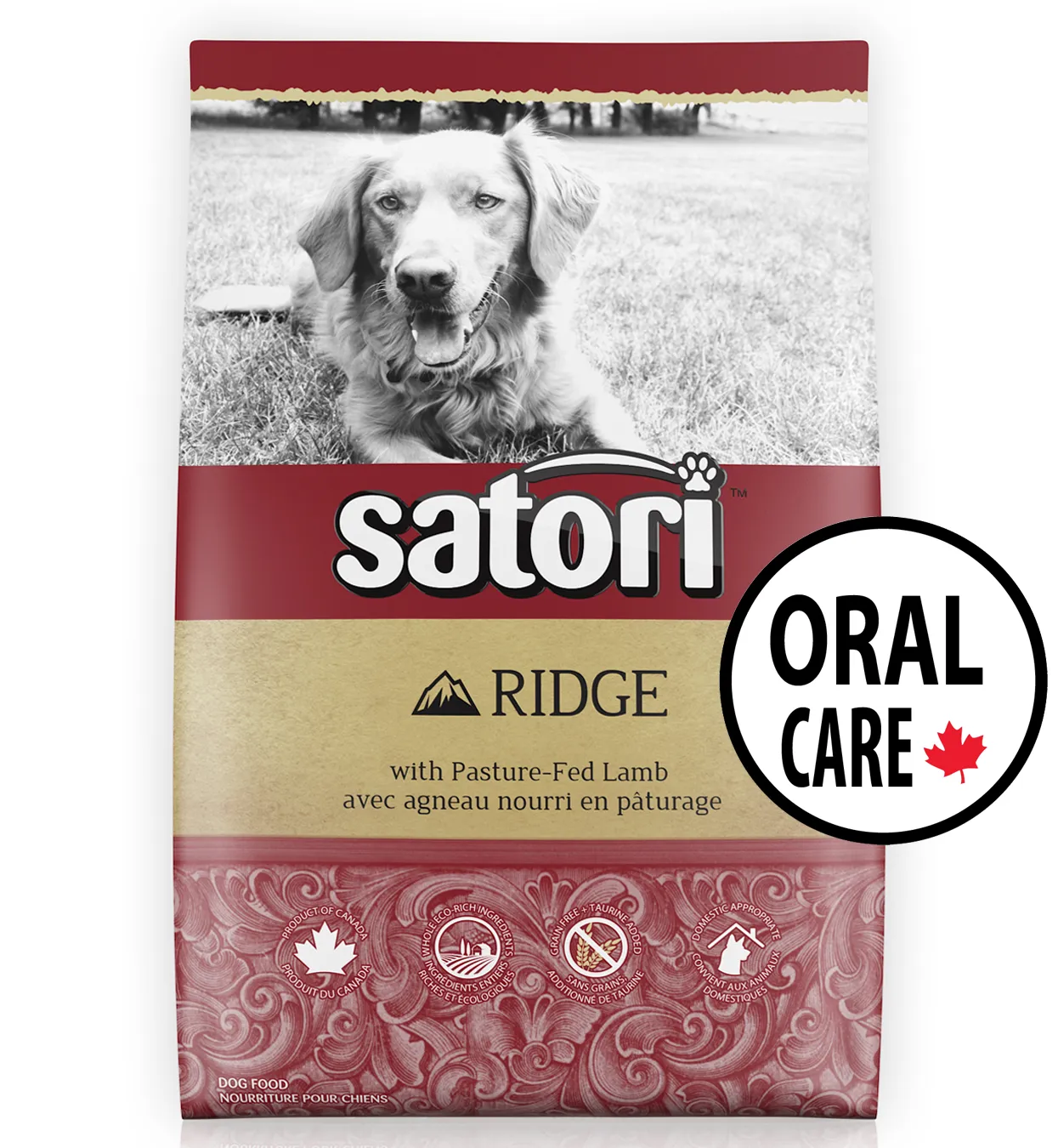 Satori Ridge Lamb Oral Care Dental Dry Dog Food