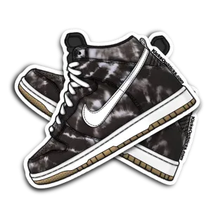 SB Dunk High "Tie Dye" Sneaker Sticker