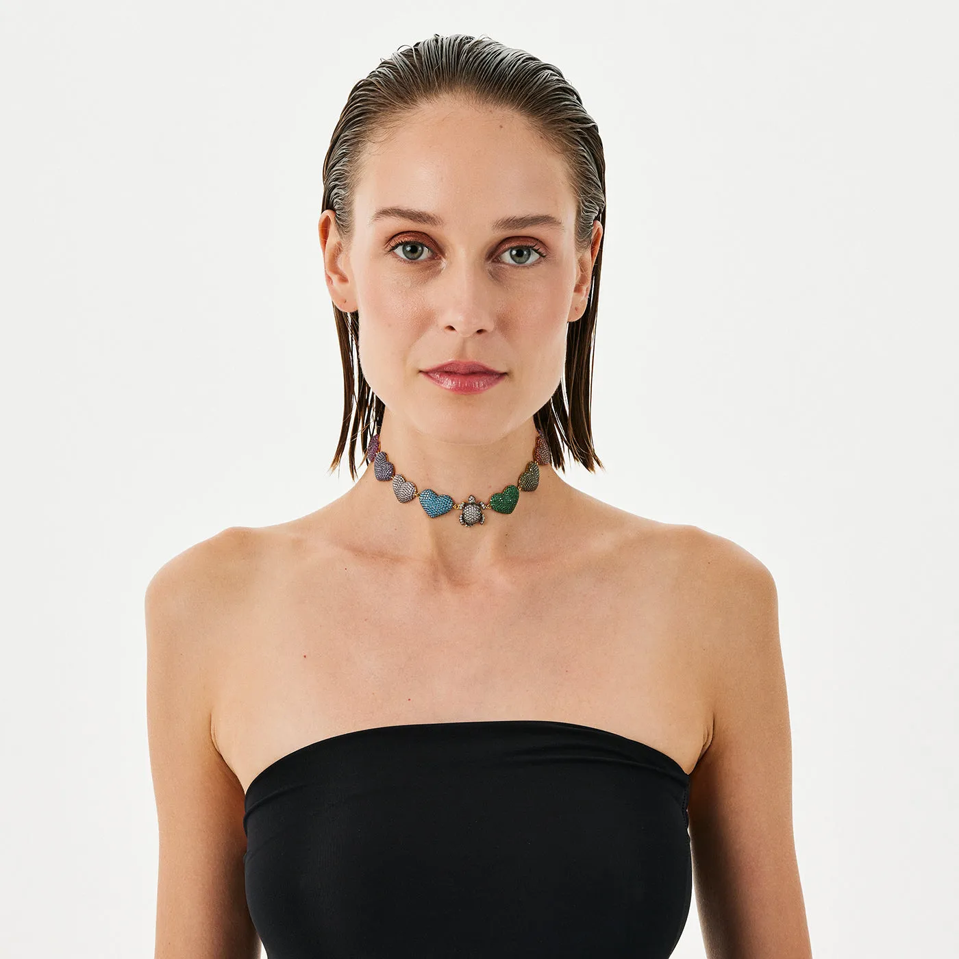 SERDARINO CUORI CHOKER