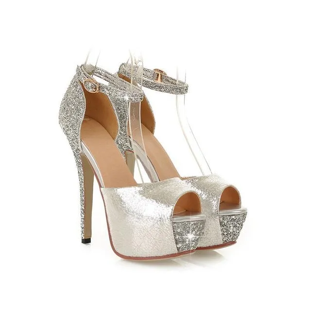 Sexy High Heels Platform Pumps Muber