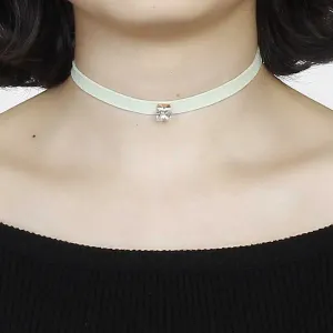 Sexy Sparkles Women Girls Choker Necklace Choose Black Velvet Chokers, Multi color Triangle Pattern and more