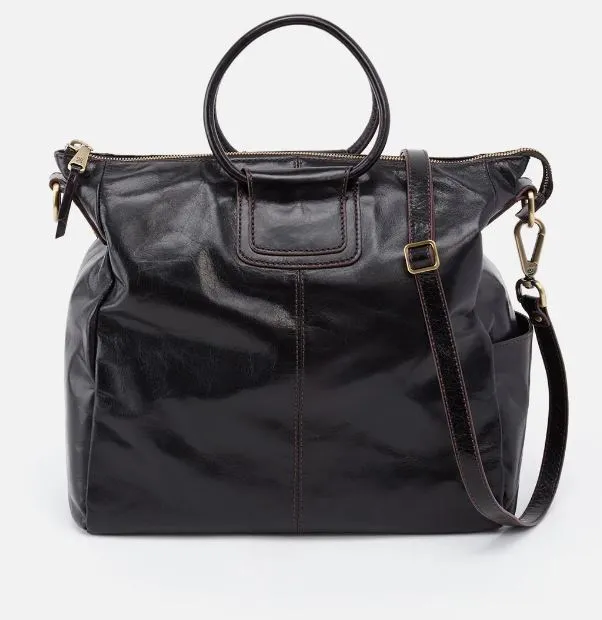 Sheila Large Satchel- Black