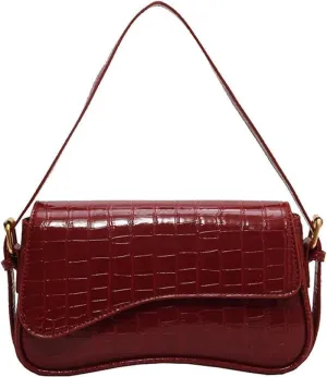 Shoulder Bag for Women Clutch Purse Handbag PU Leather Tote Bag with 2 Removable Straps and Zipper Closure Crossbody Bags