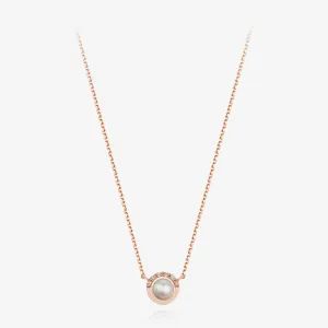 Signature. D Gold Pearl Necklace JDRNRTF524S