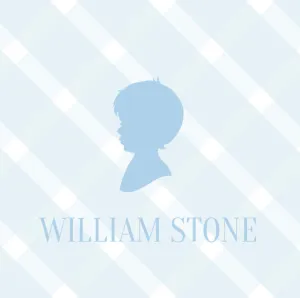 Silhouette Luggage Tag Boy