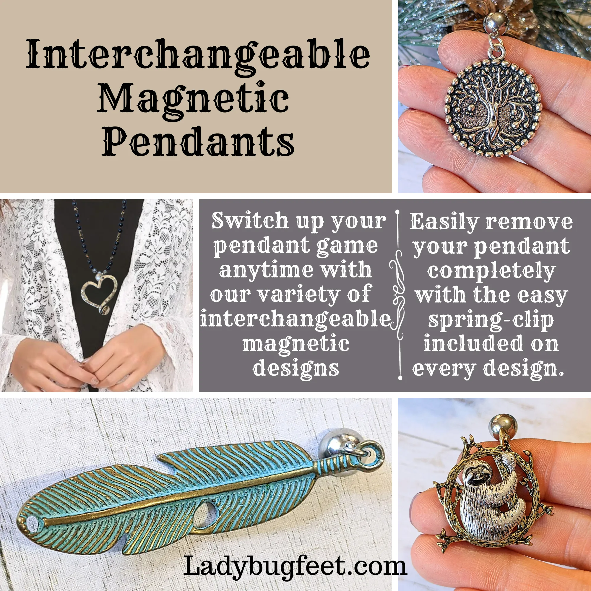 Silver Dragonfly Circle Pendant
