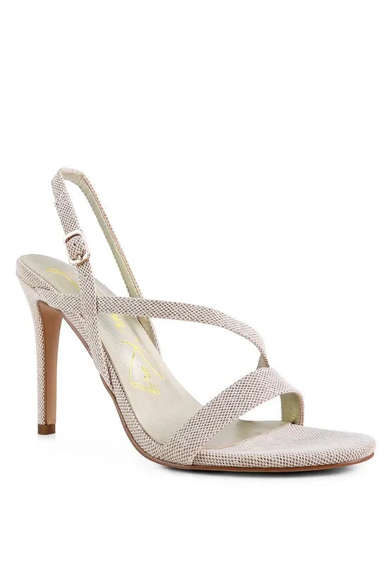 Skyfall Ankle Strap 4" High Heel Dress Sandals