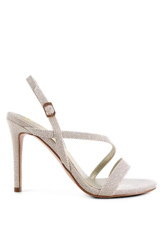 Skyfall Ankle Strap 4" High Heel Dress Sandals