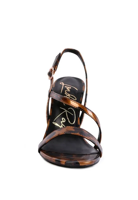 Skyfall Ankle Strap 4" High Heel Dress Sandals