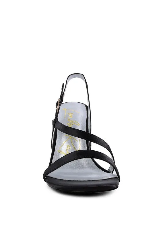 Skyfall Ankle Strap 4" High Heel Dress Sandals