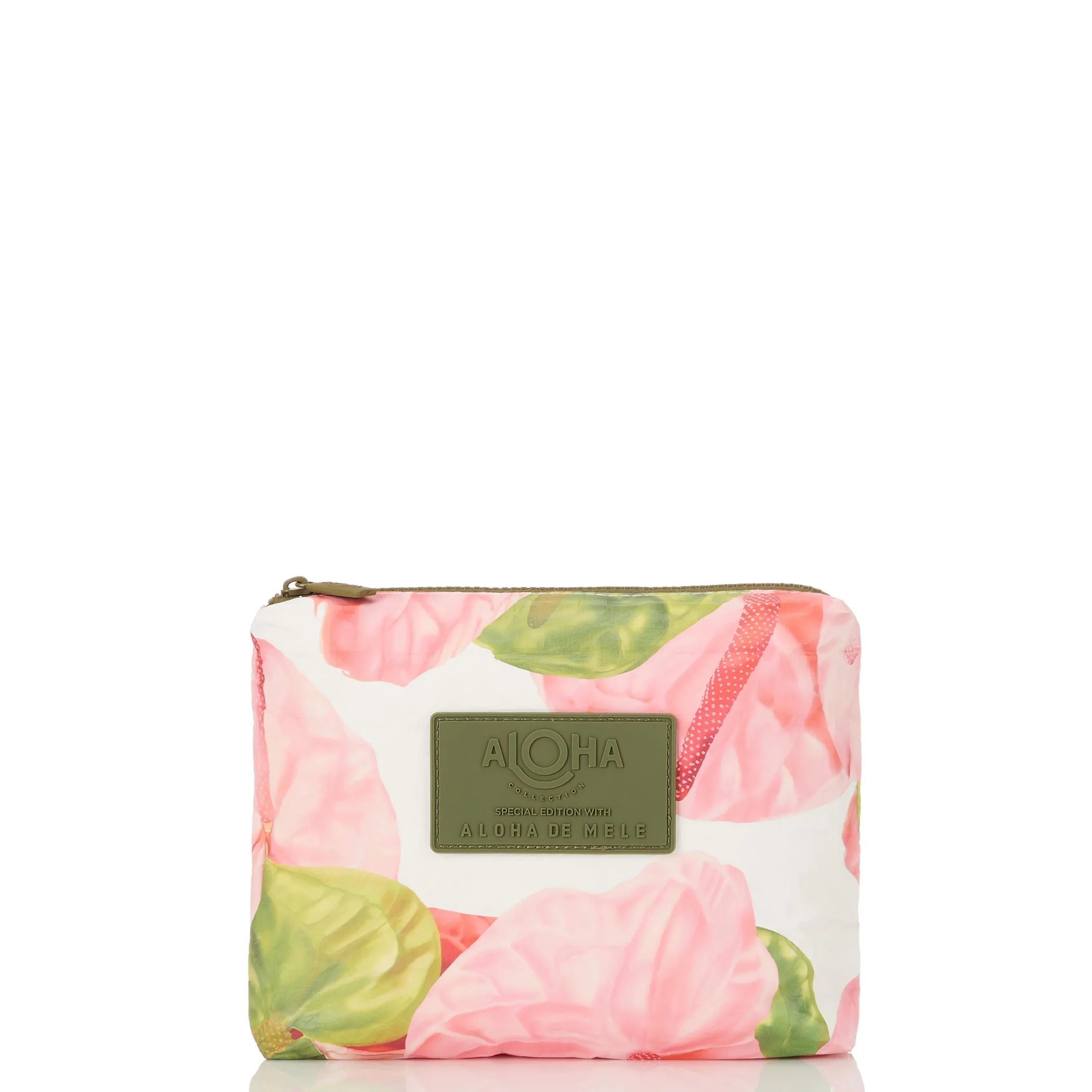 Small Pouch - "Anthuriums"