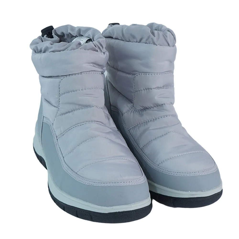 Smart Grey Waterproof Winter Snow Boots for Men and Women for Minus degree temperature