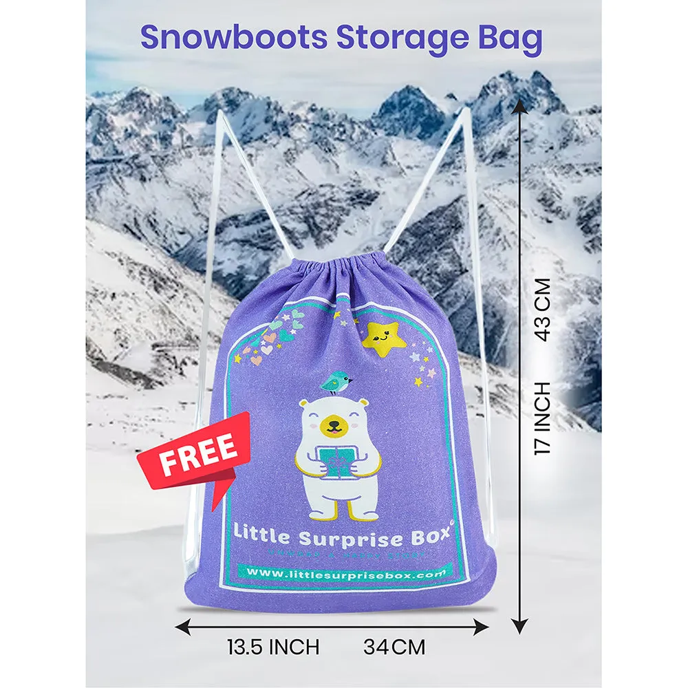 Smart Grey Waterproof Winter Snow Boots for Men and Women for Minus degree temperature