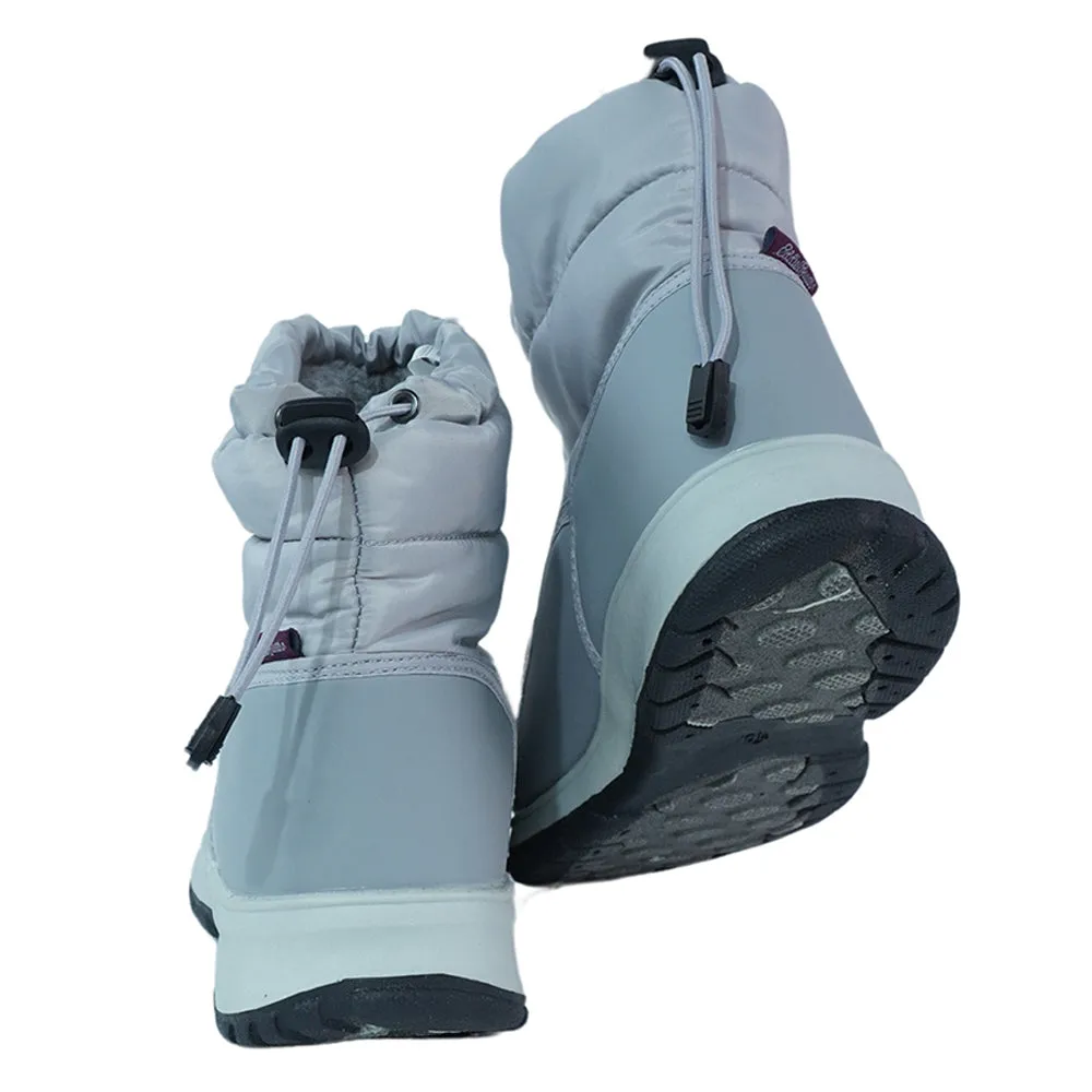 Smart Grey Waterproof Winter Snow Boots for Men and Women for Minus degree temperature
