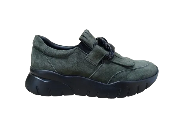 Sneakers slip-on Savana olive - OFFICINE VENETE