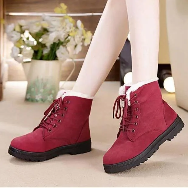 Snow Flocking Boots