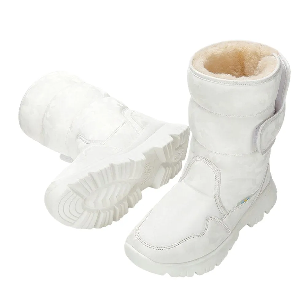 Snow White Glam Kids Winter Snowboots
