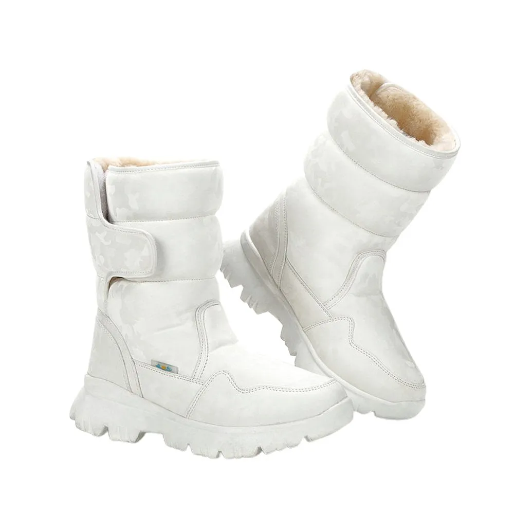 Snow White Glam Kids Winter Snowboots