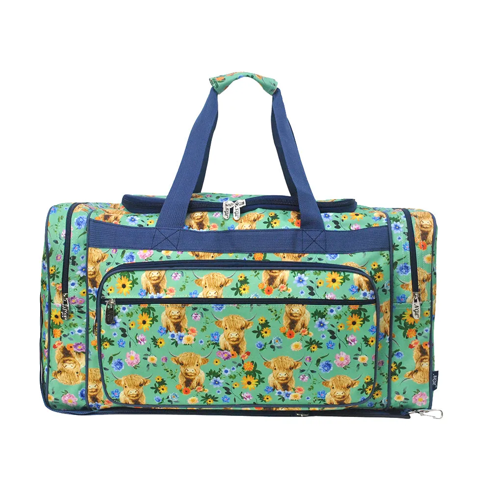 Soft Bovine Beauty NGIL Canvas 23" Duffle Bag