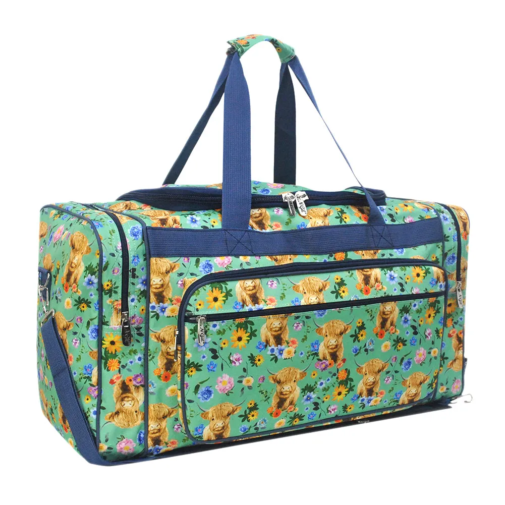Soft Bovine Beauty NGIL Canvas 23" Duffle Bag