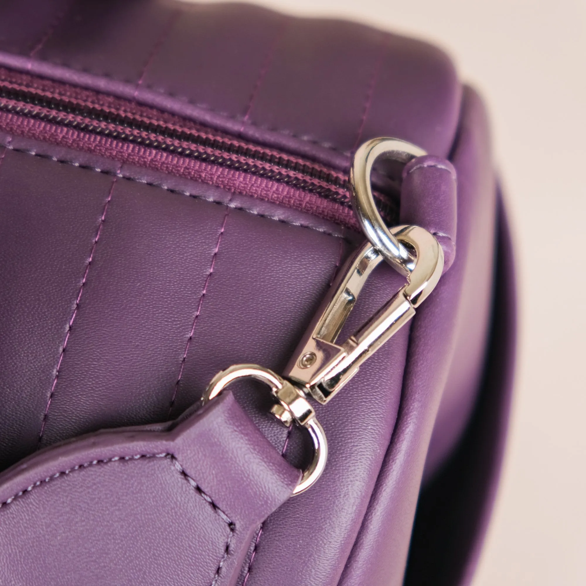 Sporty Duffle Bag Purple Set Of 2